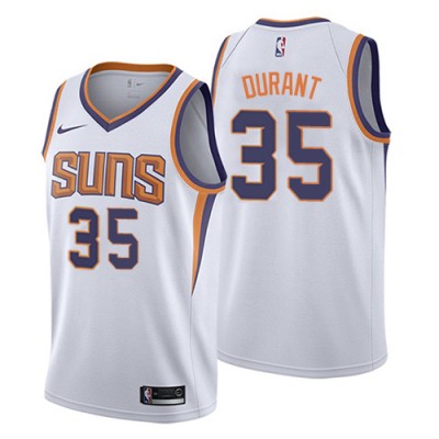 Nike Phoenix Suns #35 Kevin Durant White Youth NBA Swingman Association Edition Jersey